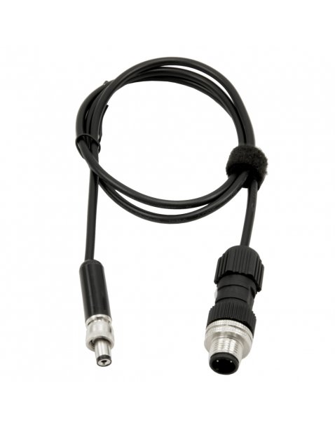 Eagle-compatible power cable with 5.5 - 2.1 connector and locking screw - 115cm for 3A port|EAGLE-type power cables|Primalucelab