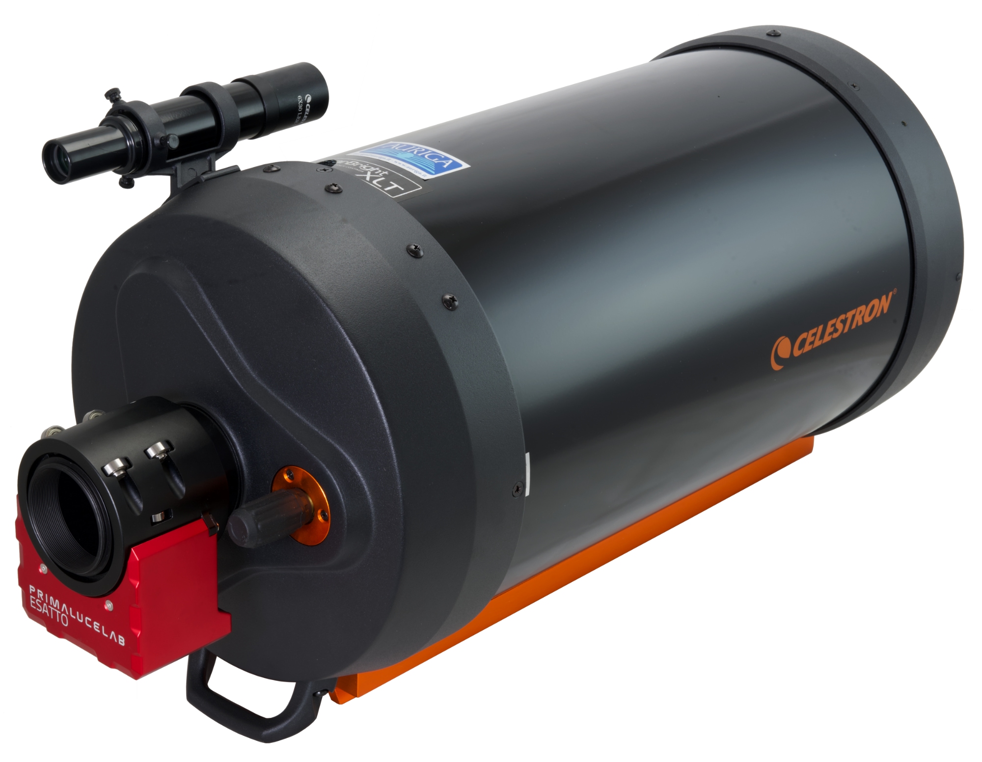Telescope for lunar and planetary astrophotography: Celestron C9.25 Schmidt-Cassegrain with ESATTO 2" focuser.