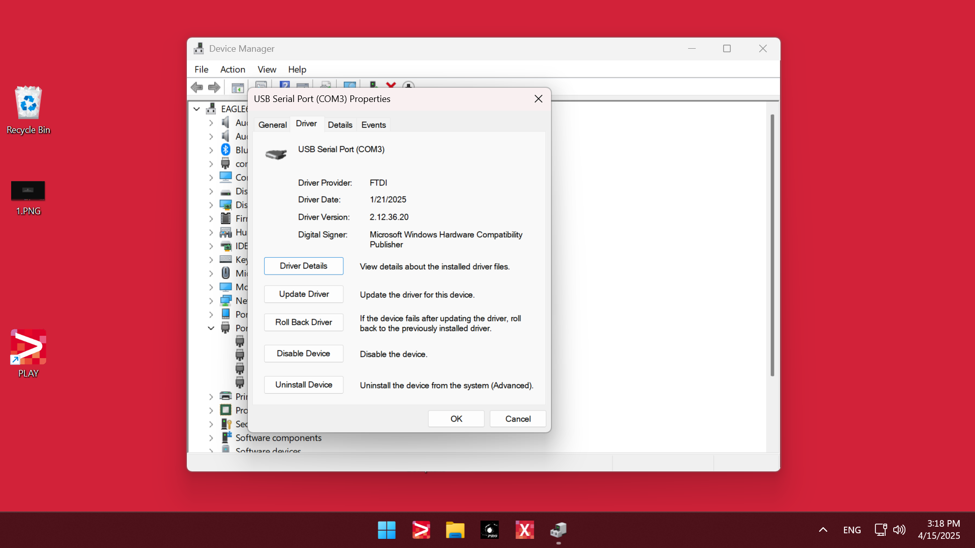 Troubleshooting: EAGLE Manager X fails to start or can’t control EAGLE’s power and USB ports