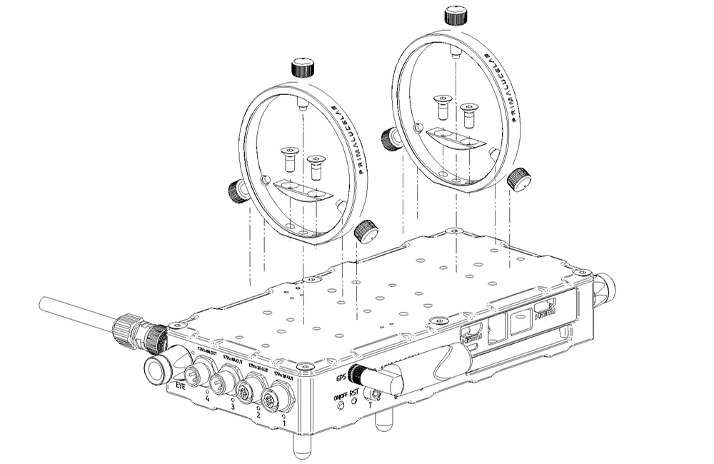 How to connect PLUS guide rings to other PLUS elements: connecting PLUS guide rings on top of the EAGLE