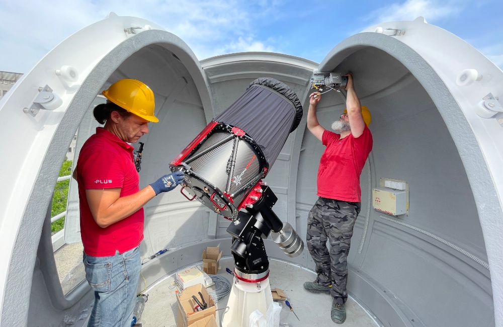 ASTRO-RES Observatory Station installed in University of Milano-Bicocca