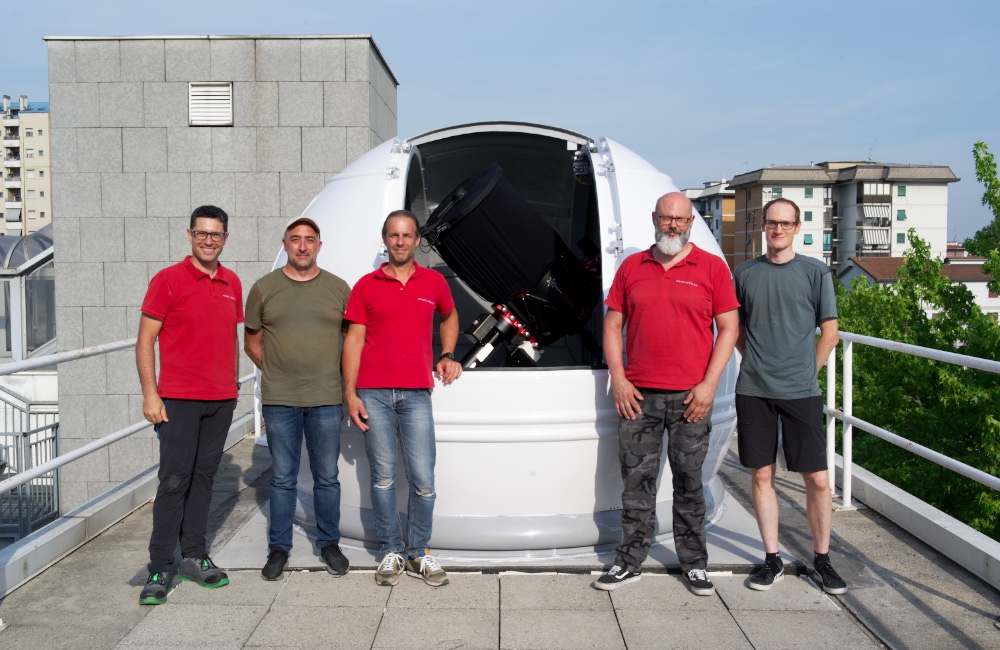 ASTRO-RES Observatory Station installed in University of Milano-Bicocca