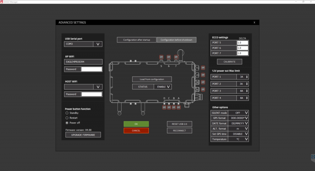 How to remotely power and control the observatory telescope with EAGLE