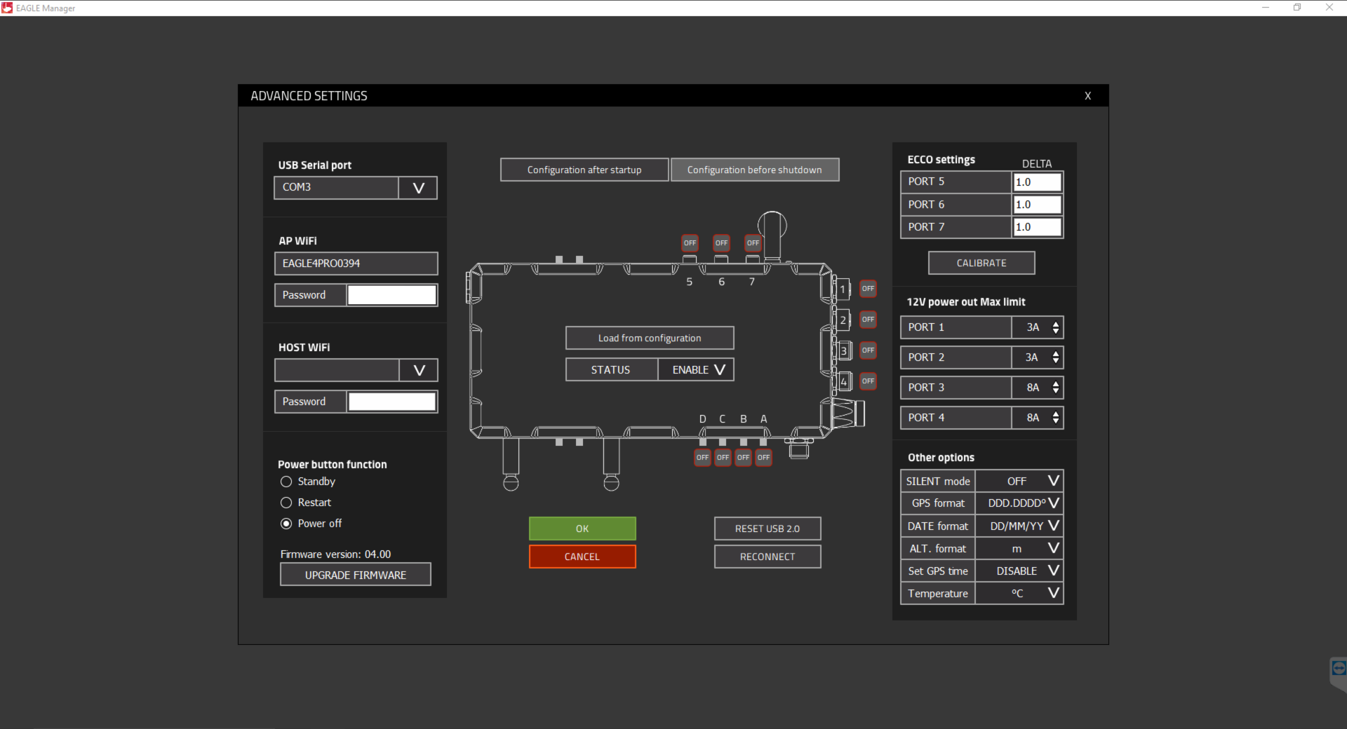 How to remotely power and control the observatory telescope with EAGLE