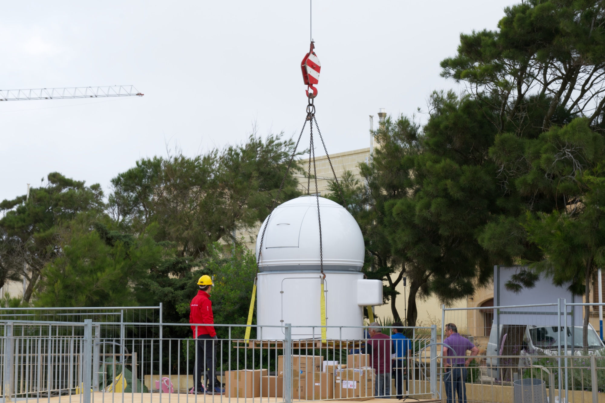 COMPACT Observatory Station installed in Gharb, island of Gozo, Malta