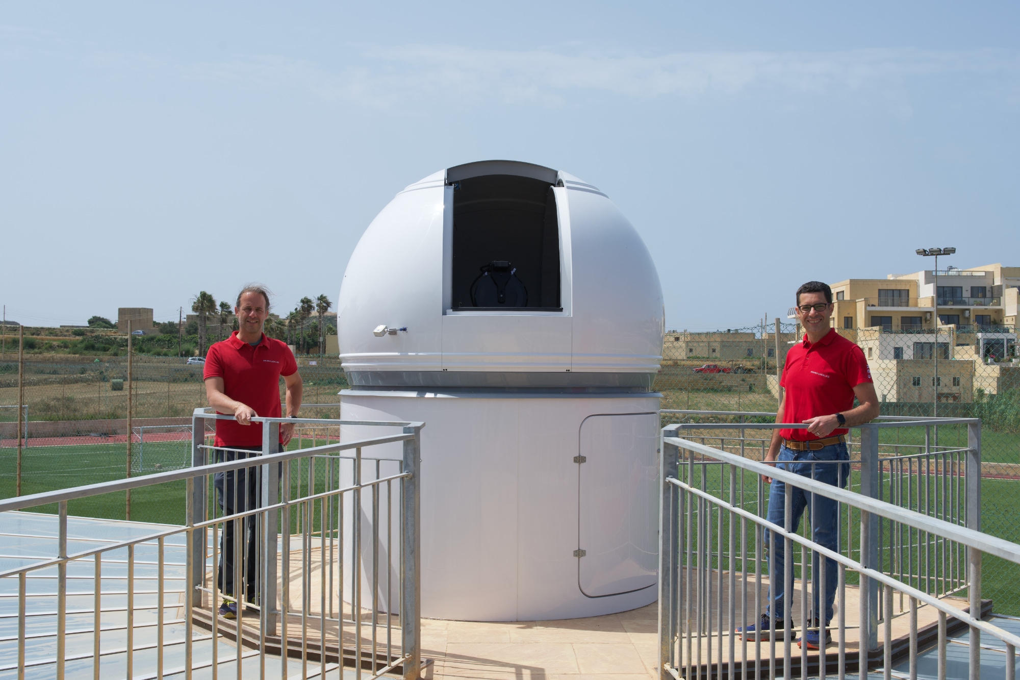 COMPACT Observatory Station installed in Gharb, island of Gozo, Malta