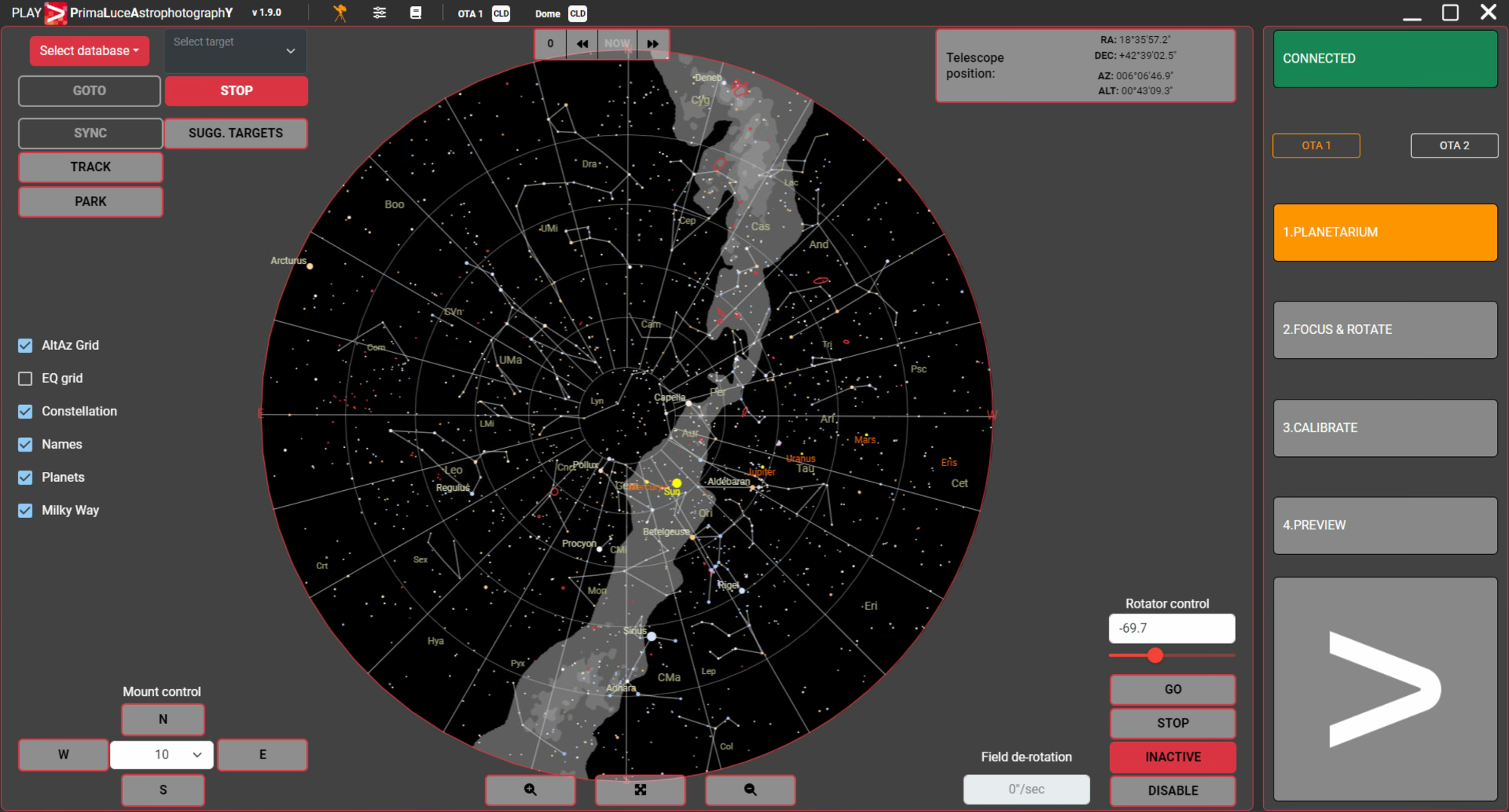 How to remotely power and control the observatory telescope with EAGLE