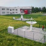 SPIDER 300A MarkII radio telescope installed in PL Space Center at Polo Tecnologico Alto Adriatico technology center