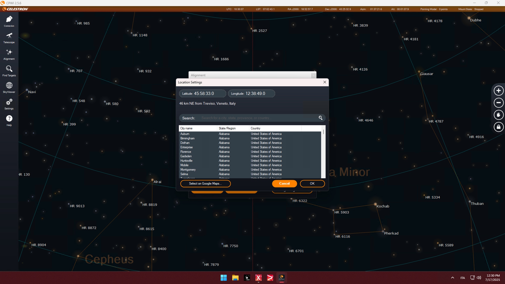 How to remotely control your Celestron equatorial or alt-azi mount with PLAY