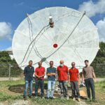 SPIDER 500A MarkII radio telescope for 1420 MHz radio astronomy installed in University of Pisa