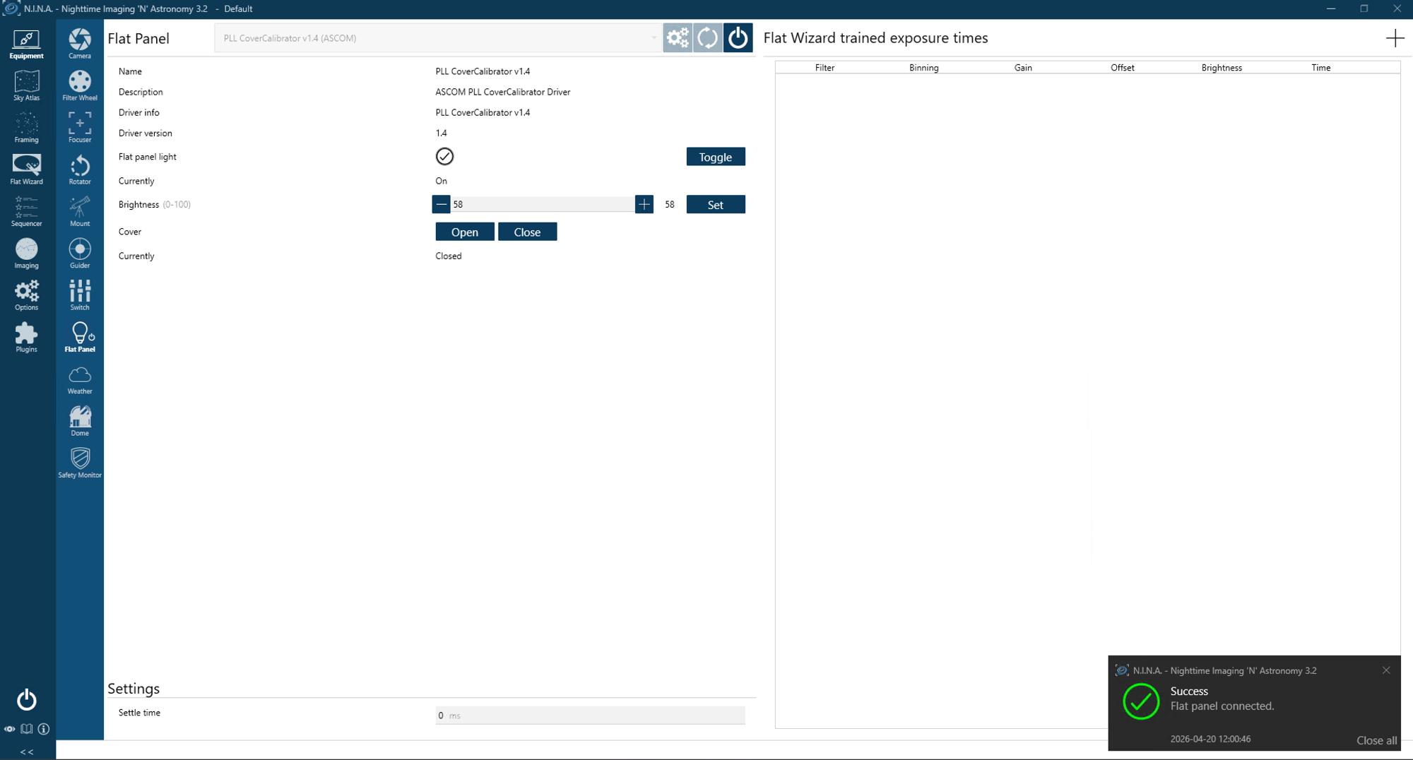 How to use GIOTTO and ALTO with NINA astronomy imaging suite