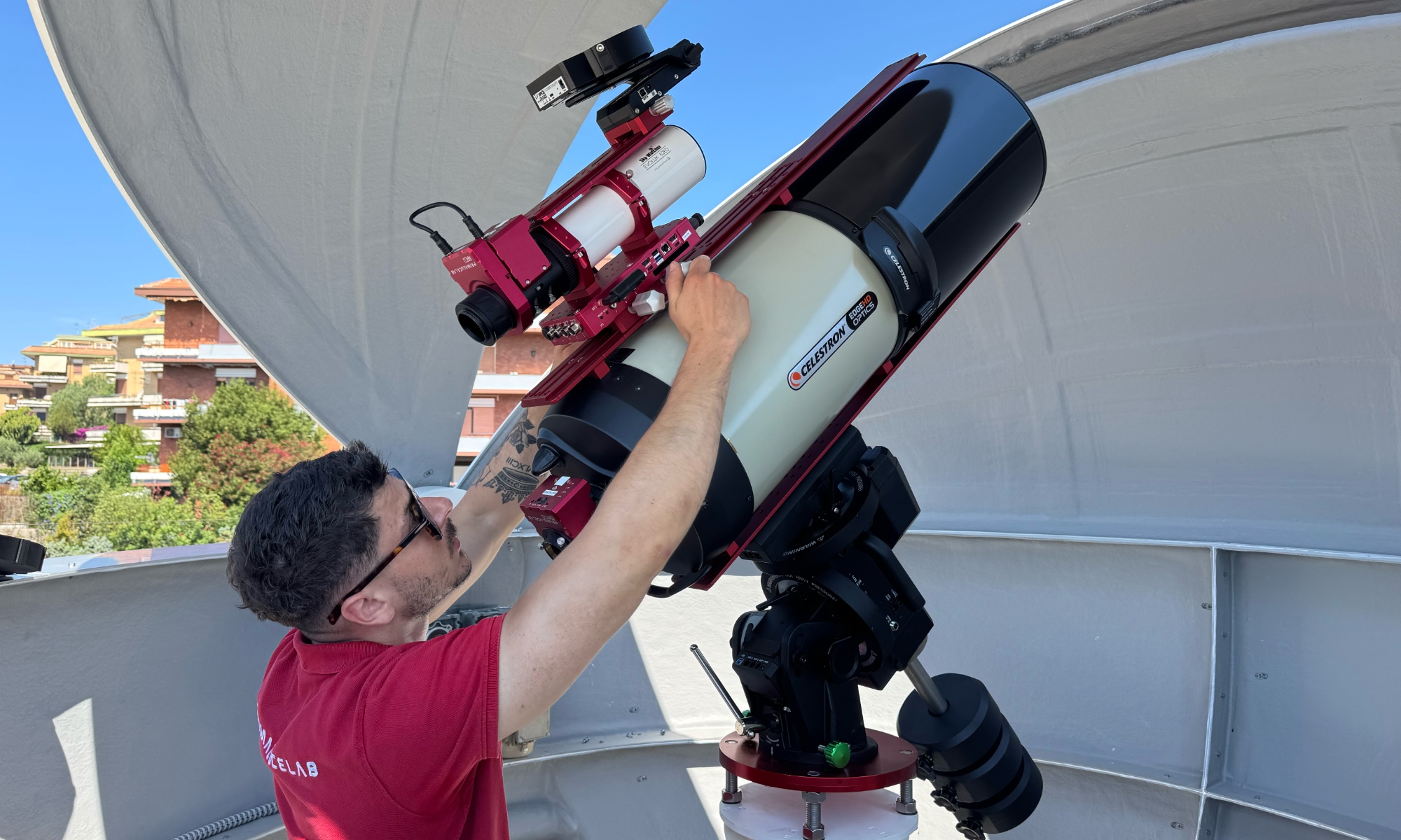 ASTRO-RES Observatory Station installed at ITS Academy G. Caboto