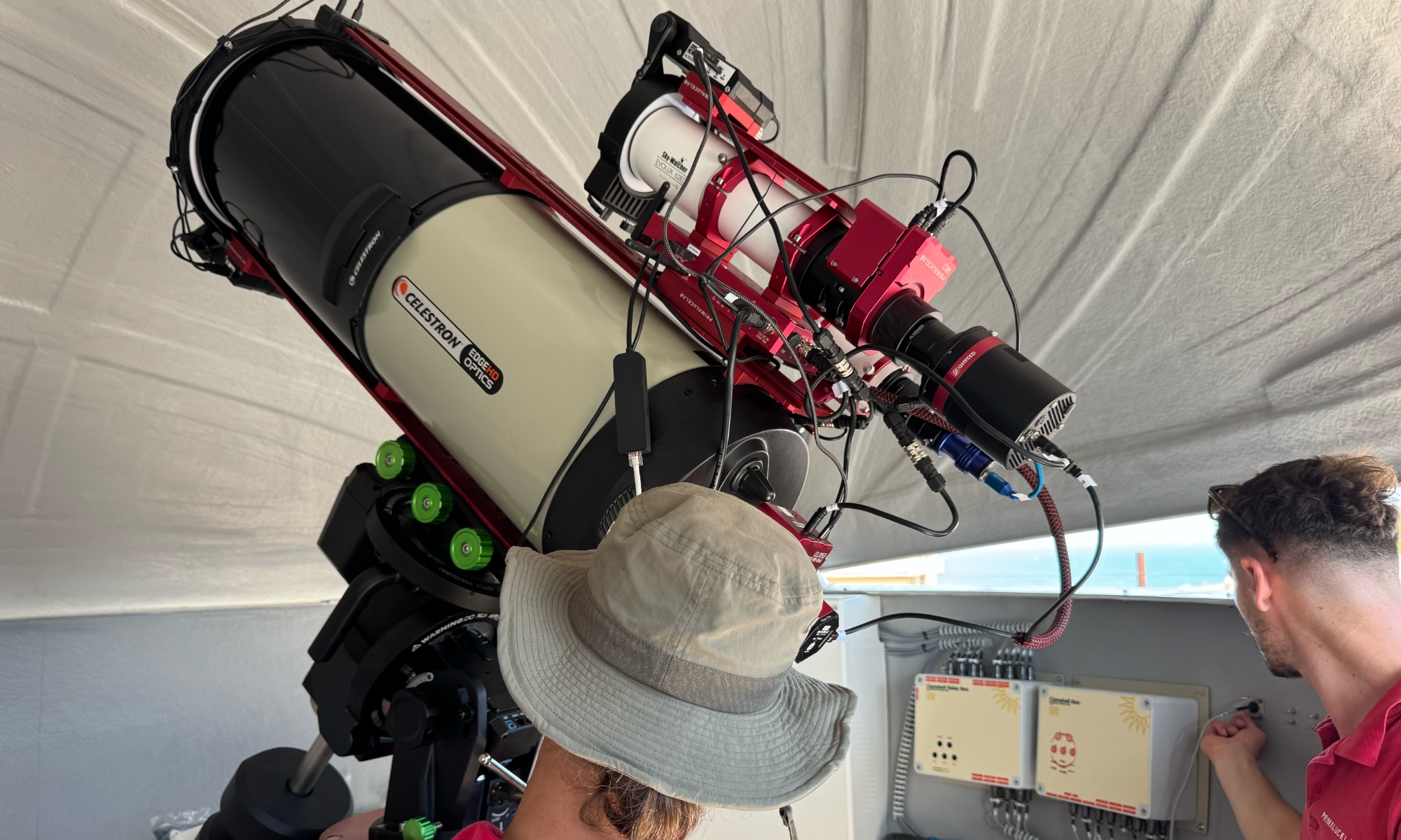 ASTRO-RES Observatory Station installed at ITS Academy G. Caboto