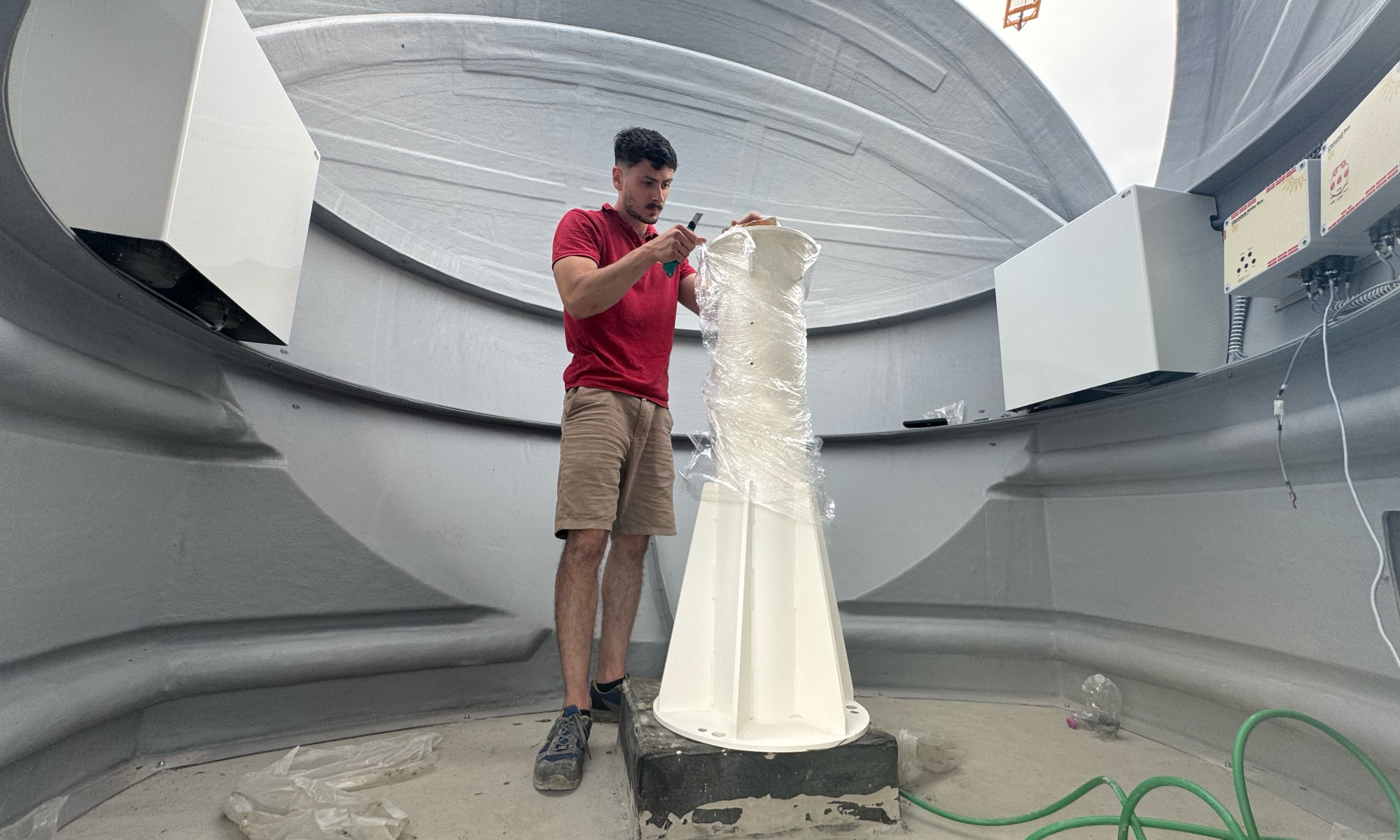 ASTRO-RES Observatory Station installed at ITS Academy G. Caboto