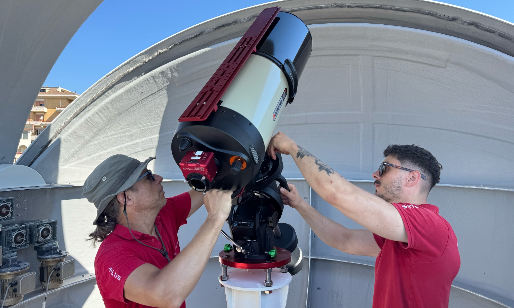 ASTRO-RES Observatory Station installed at ITS Academy G. Caboto