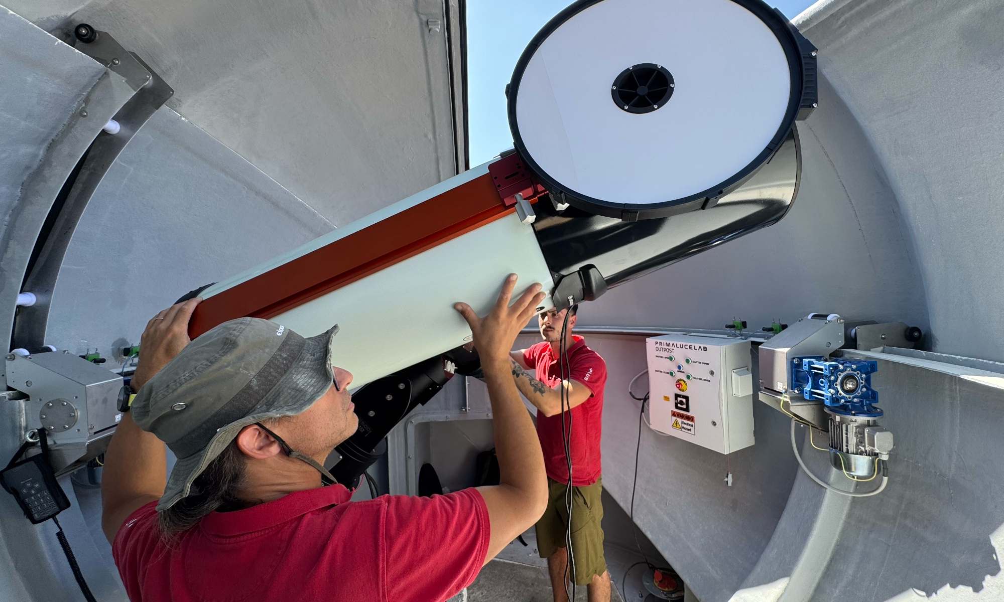 ASTRO-RES Observatory Station installata al Atlar Innovation Space Center, Portogallo