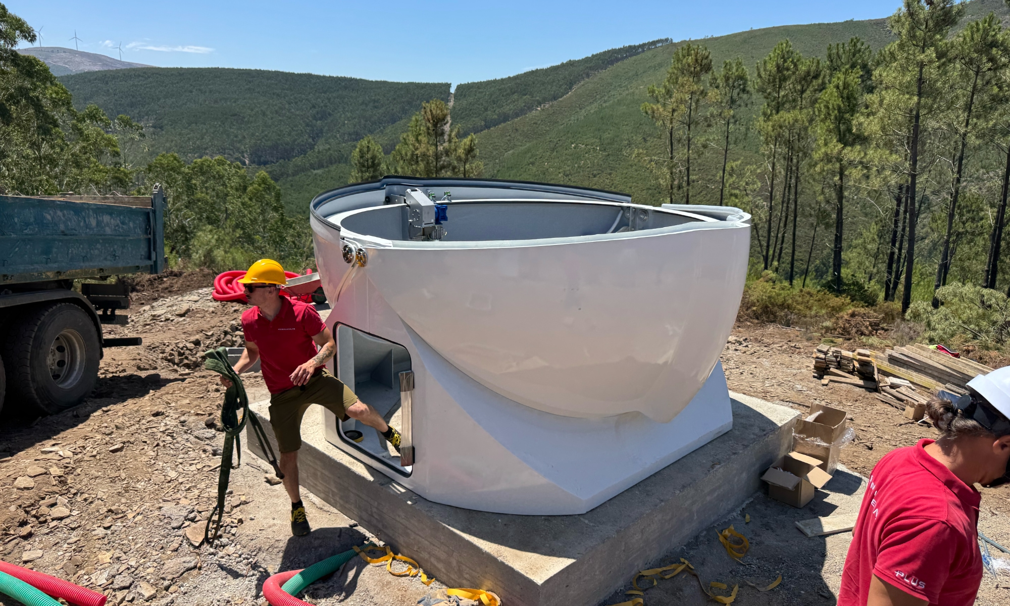 ASTRO-RES Observatory Station installata al Atlar Innovation Space Center, Portogallo