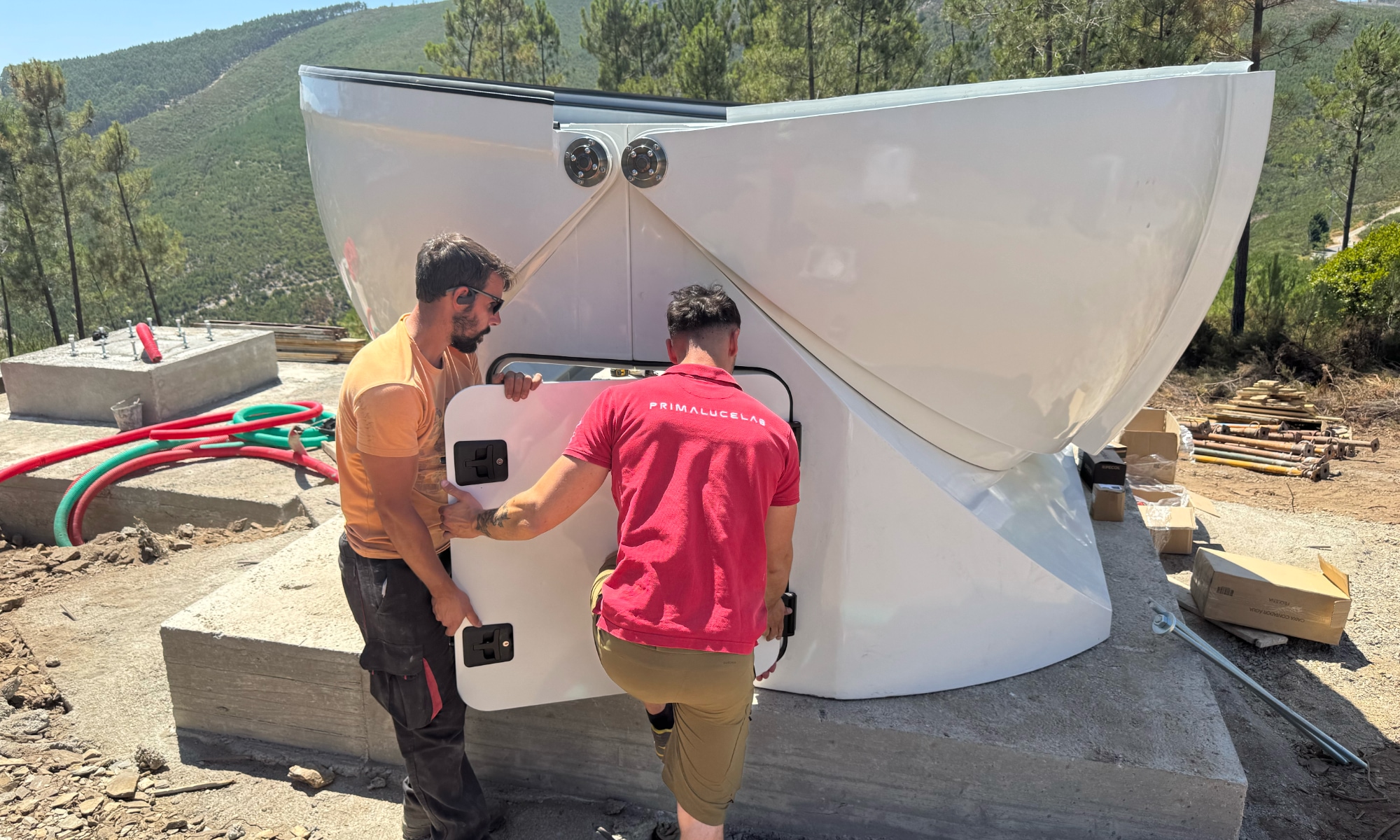 ASTRO-RES Observatory Station installata al Atlar Innovation Space Center, Portogallo