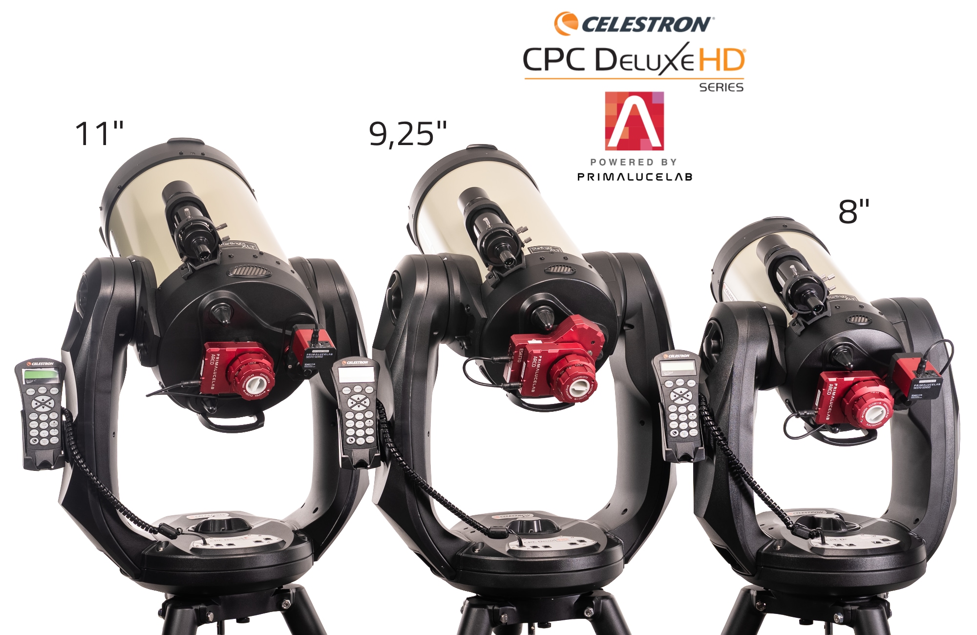 Which CPC Deluxe HD powered by PrimaLuceLab is right for you: 8", 9.25" or 11"?