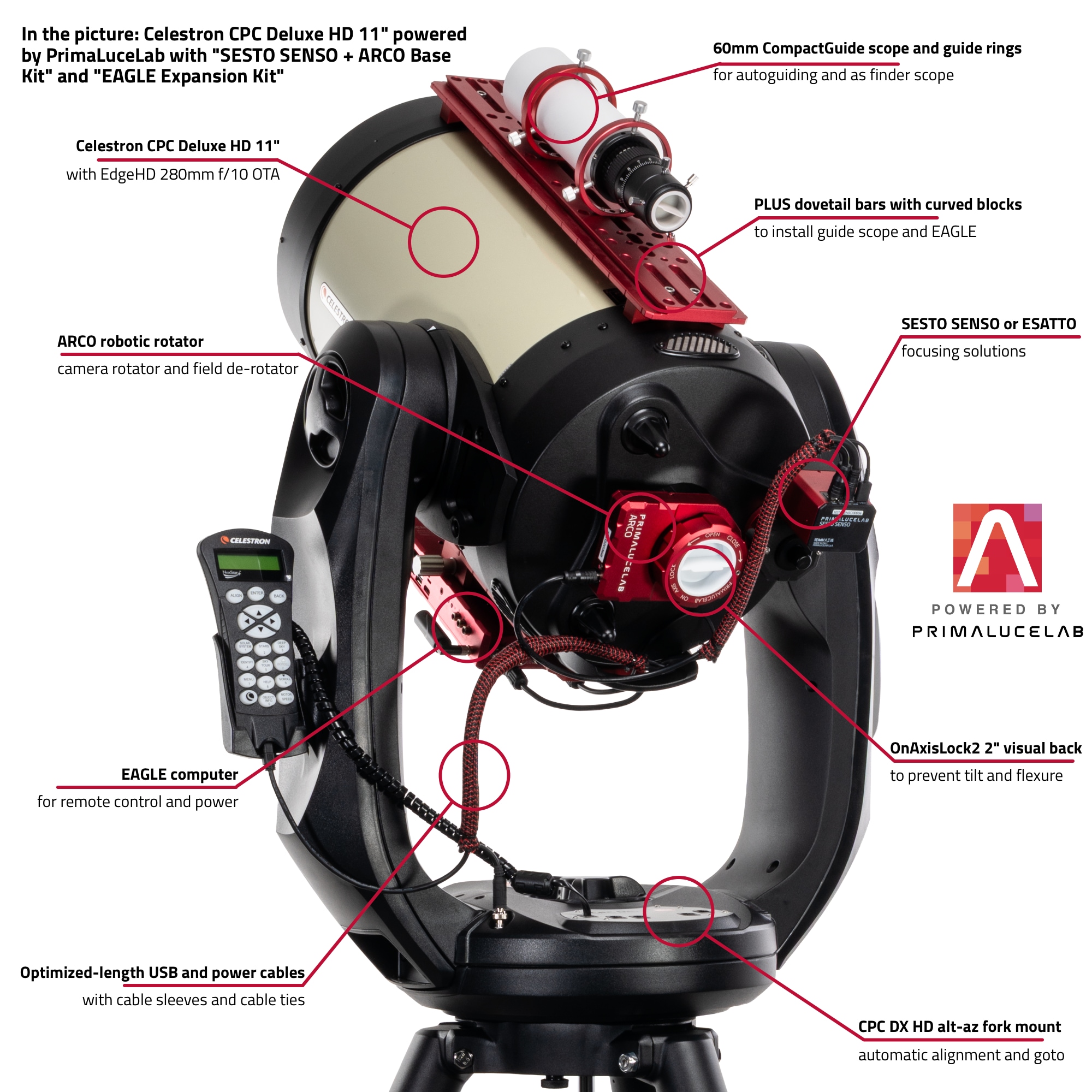 Celestron CPC Deluxe HD 11 powered by PrimaLuceLab Celestron CPC Deluxe HD 11 powered by PrimaLuceLab