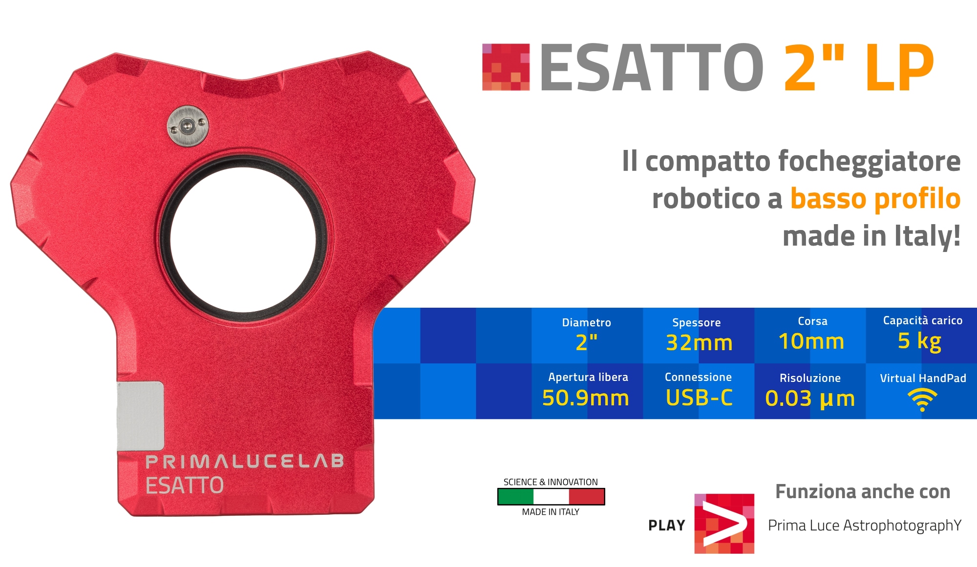 ESATTO 2 LP focheggiatore robotico a basso profilo