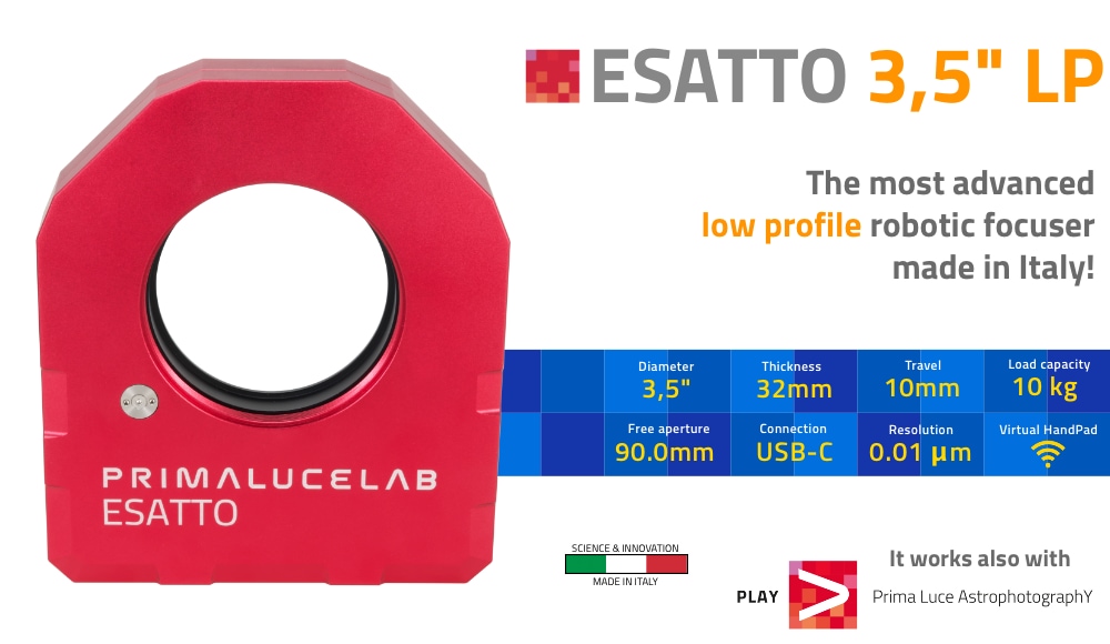 ESATTO 3,5 LP low profile robotic focuser