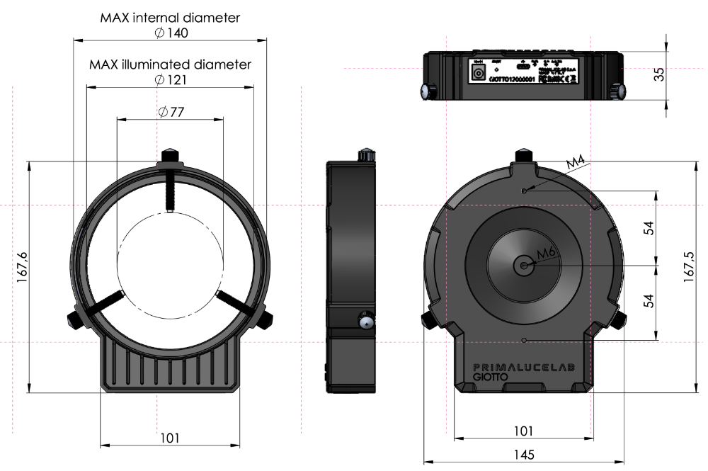 GIOTTO 120 generatore intelligente di flat field