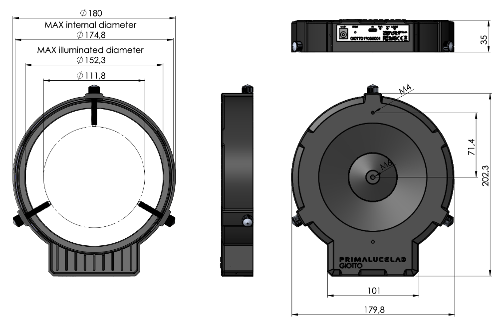 GIOTTO 150 generatore intelligente di flat field