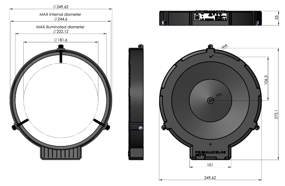 GIOTTO 220 generatore intelligente di flat field