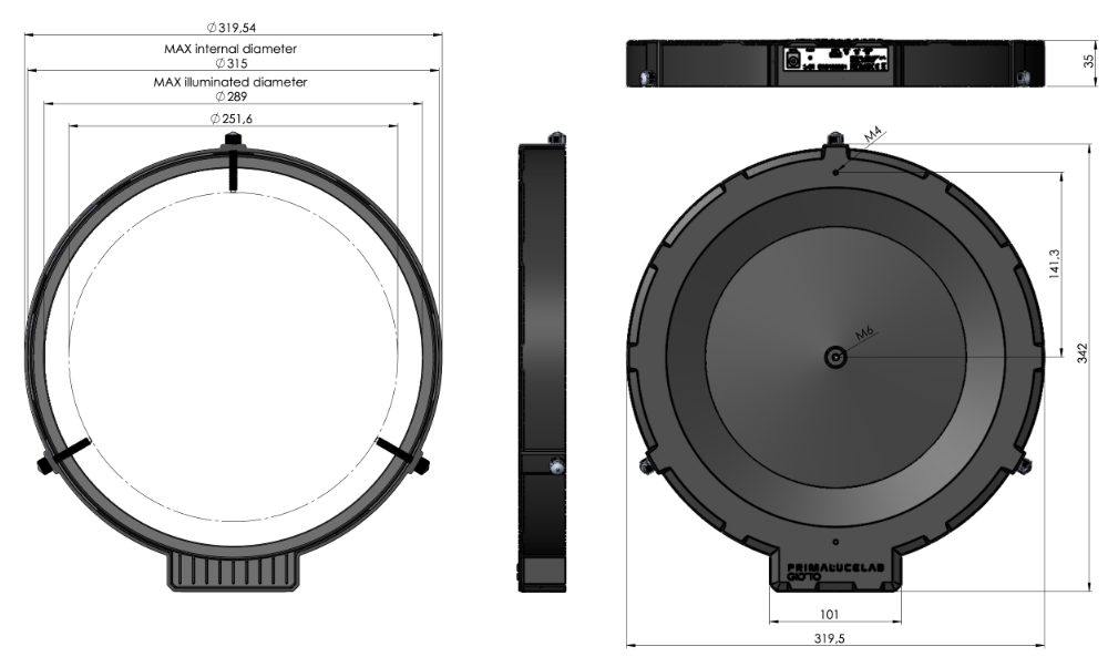 GIOTTO 285 generatore intelligente di flat field