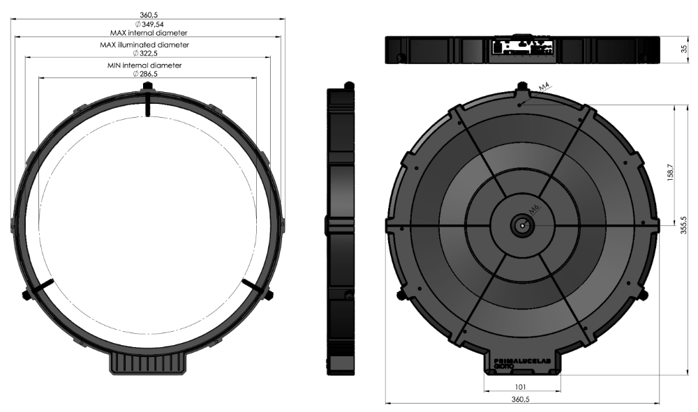 GIOTTO 320 generatore intelligente di flat field