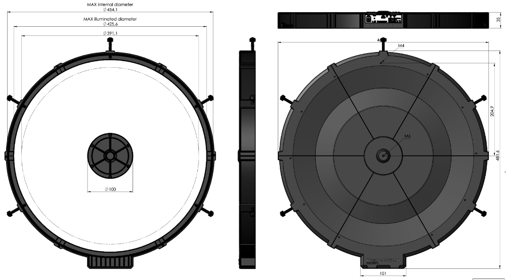 GIOTTO 430 generatore intelligente di flat field