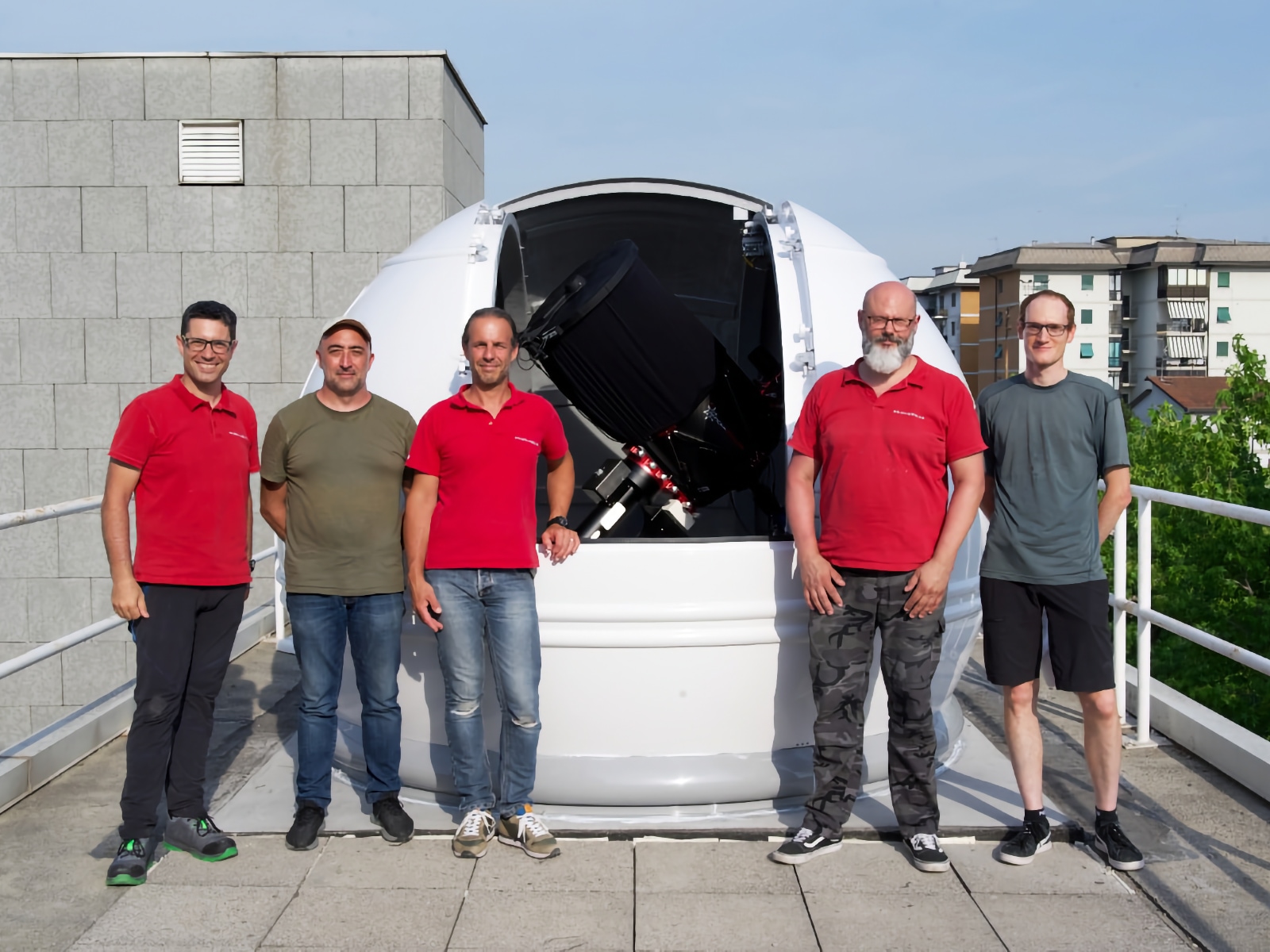 ASTRO-RES Observatory Station installed in University of Milano-Bicocca