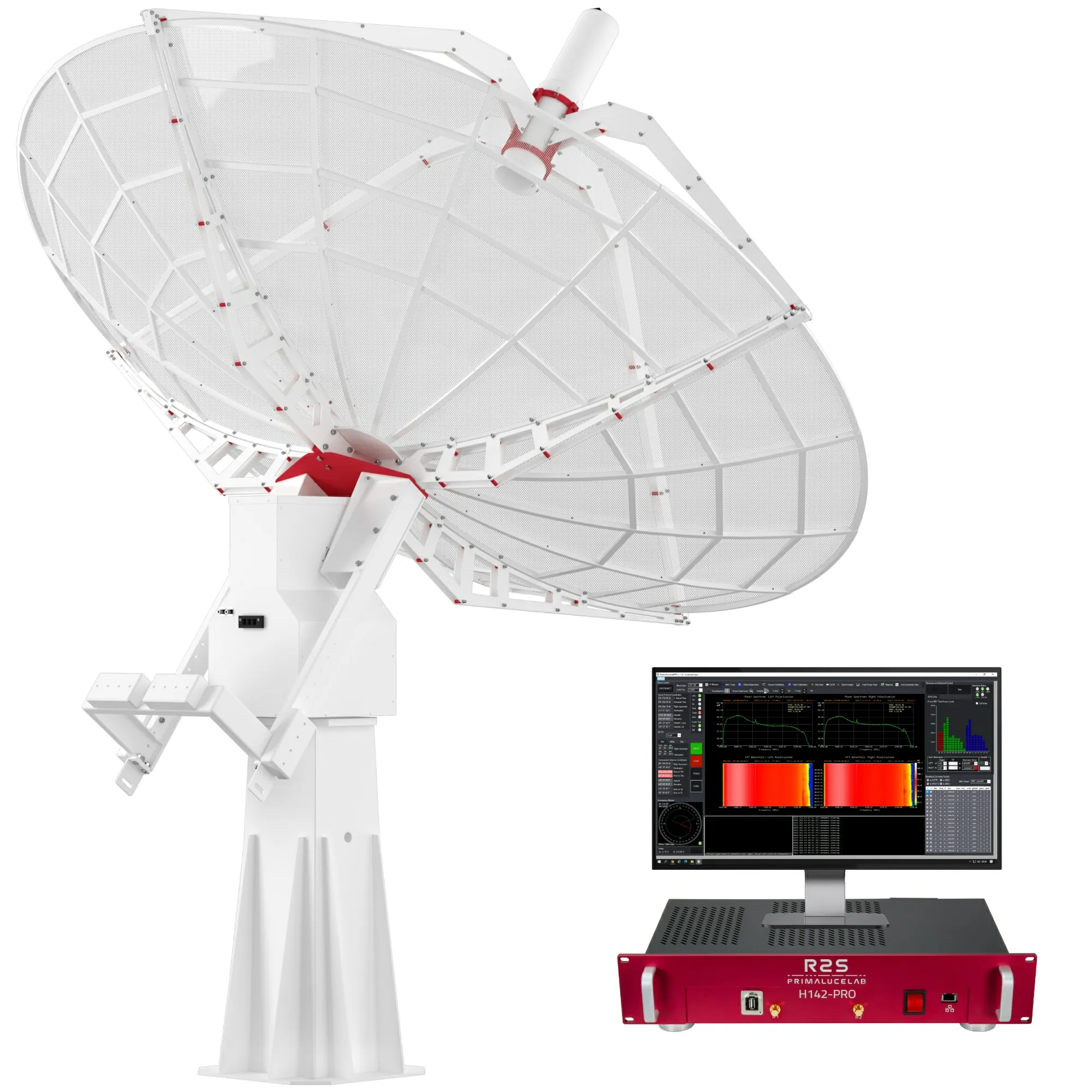 SPIDER 300A MarkII 3.0 meter diameter advanced radio telescope