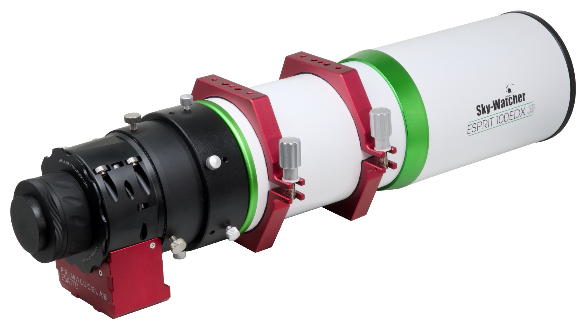 SkyWatcher ESPRIT 100 EDX apochromatic refractor with ESATTO 3 SkyWatcher ESPRIT 100 EDX apochromatic refractor with ESATTO 3