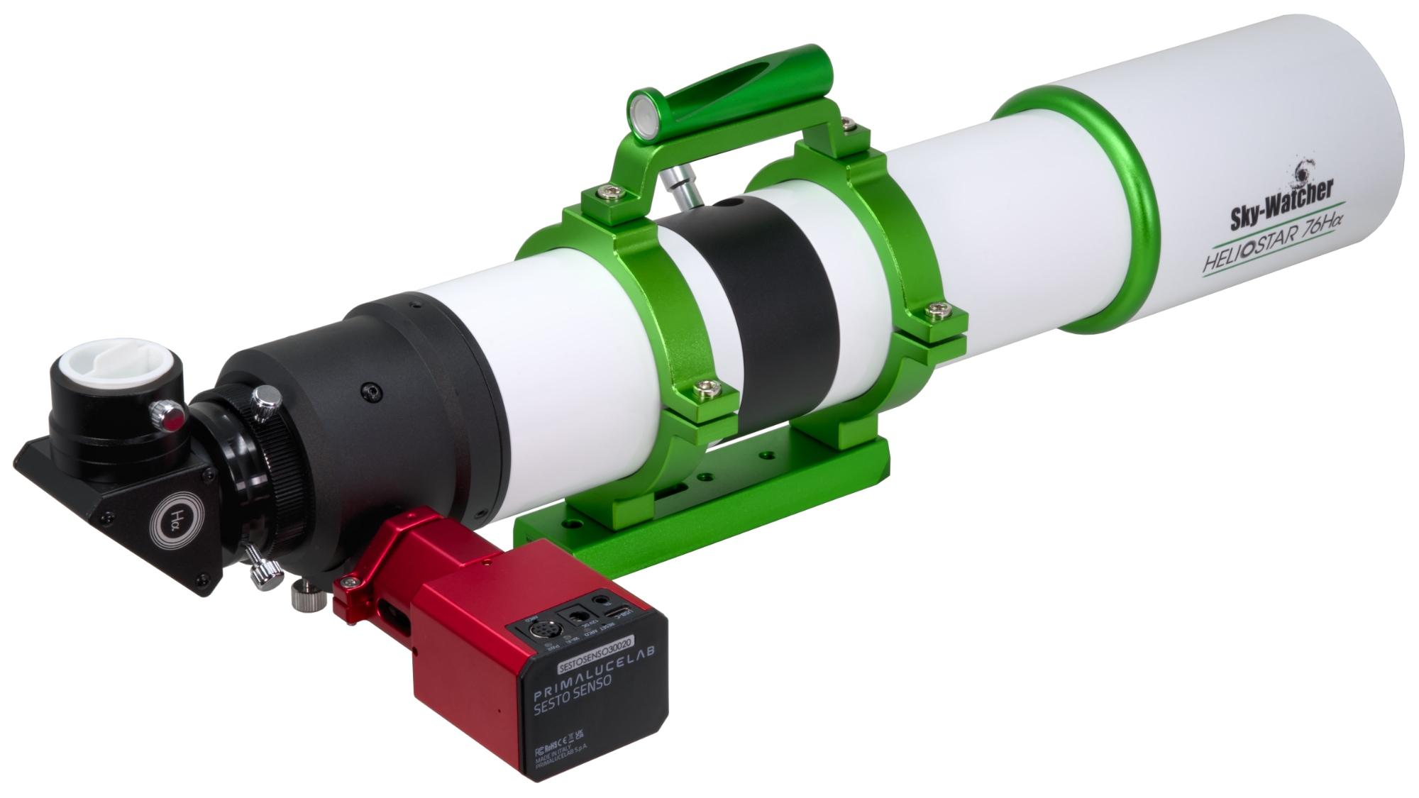 SkyWatcher H-Alpha Heliostar 76 solar telescope with SESTO SENSO