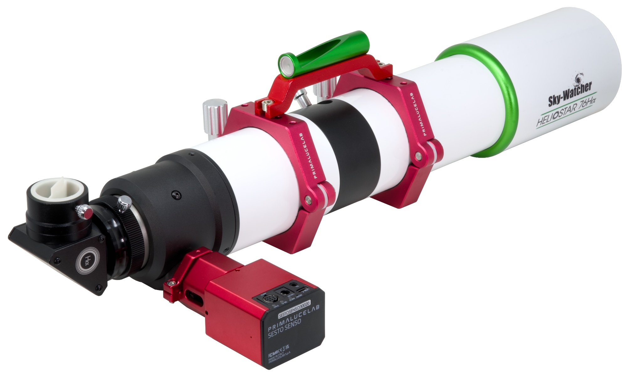 SkyWatcher H-Alpha Heliostar 76 solar telescope with SESTO SENSO SkyWatcher H-Alpha Heliostar 76 solar telescope with SESTO SENSO