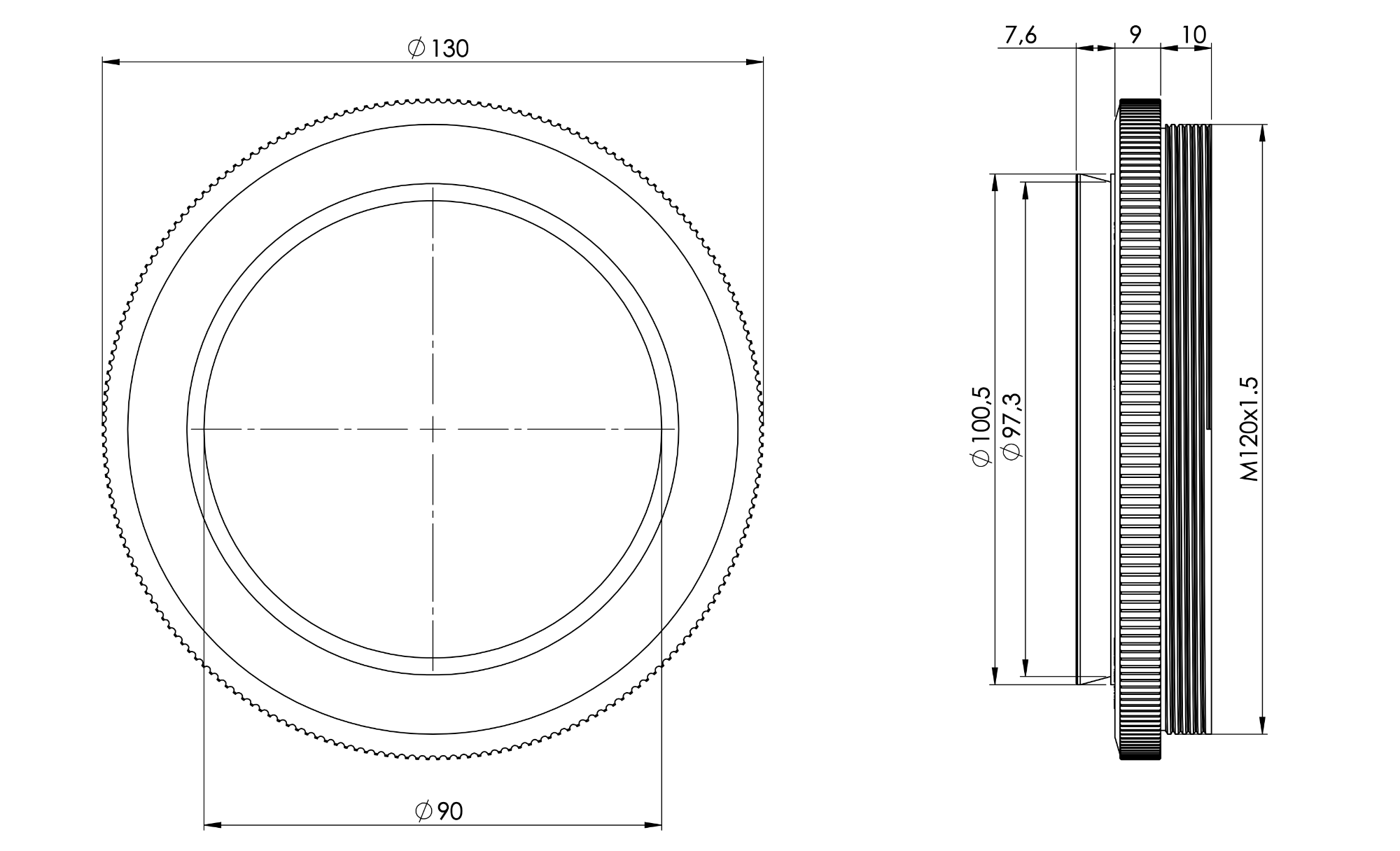 Adapter ESATTO 3,5” LP for OfficinaStellare Veloce RH300