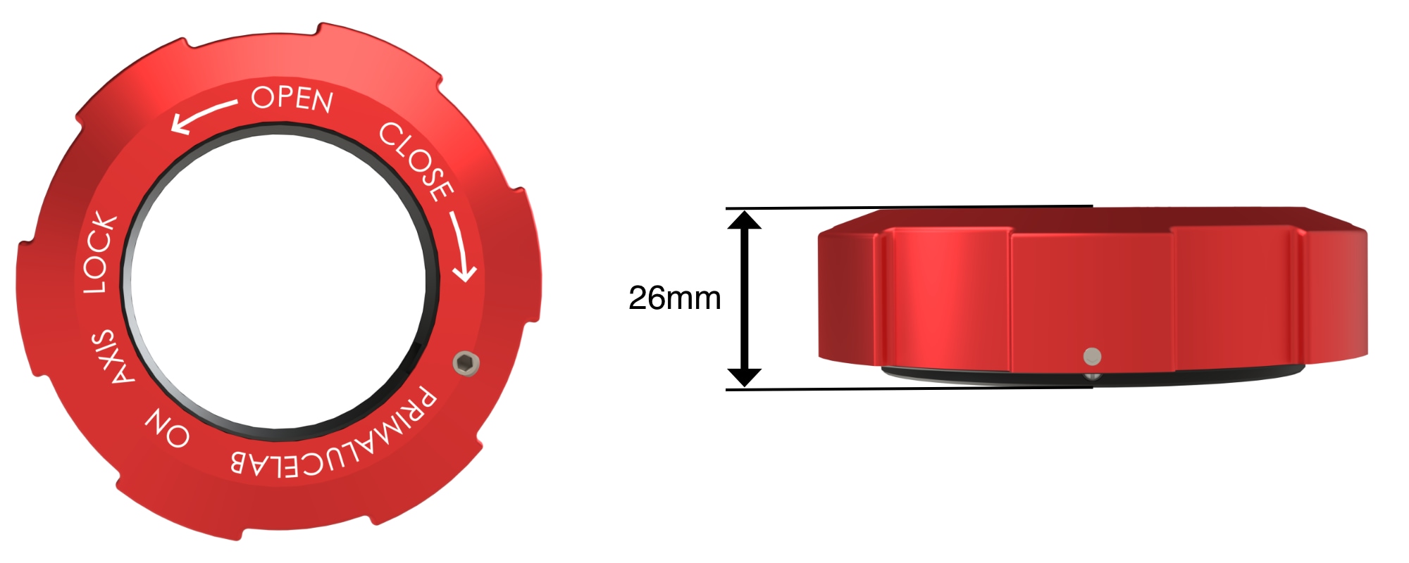 OnAxisLock2 50,8mm visual back for ESATTO 2 or ARCO 2