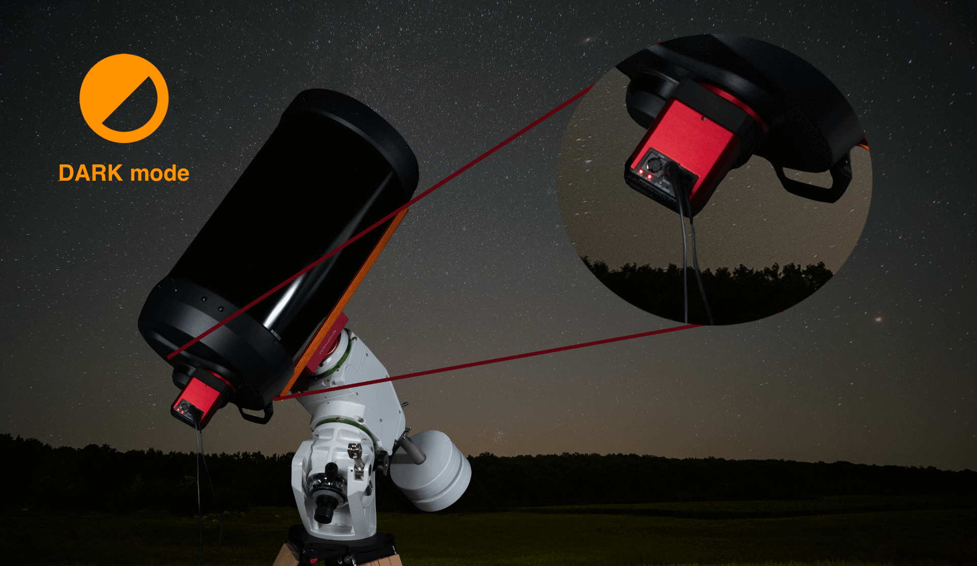 SESTO SENSO 3 SC robotic focusing motor for SC type telescopes