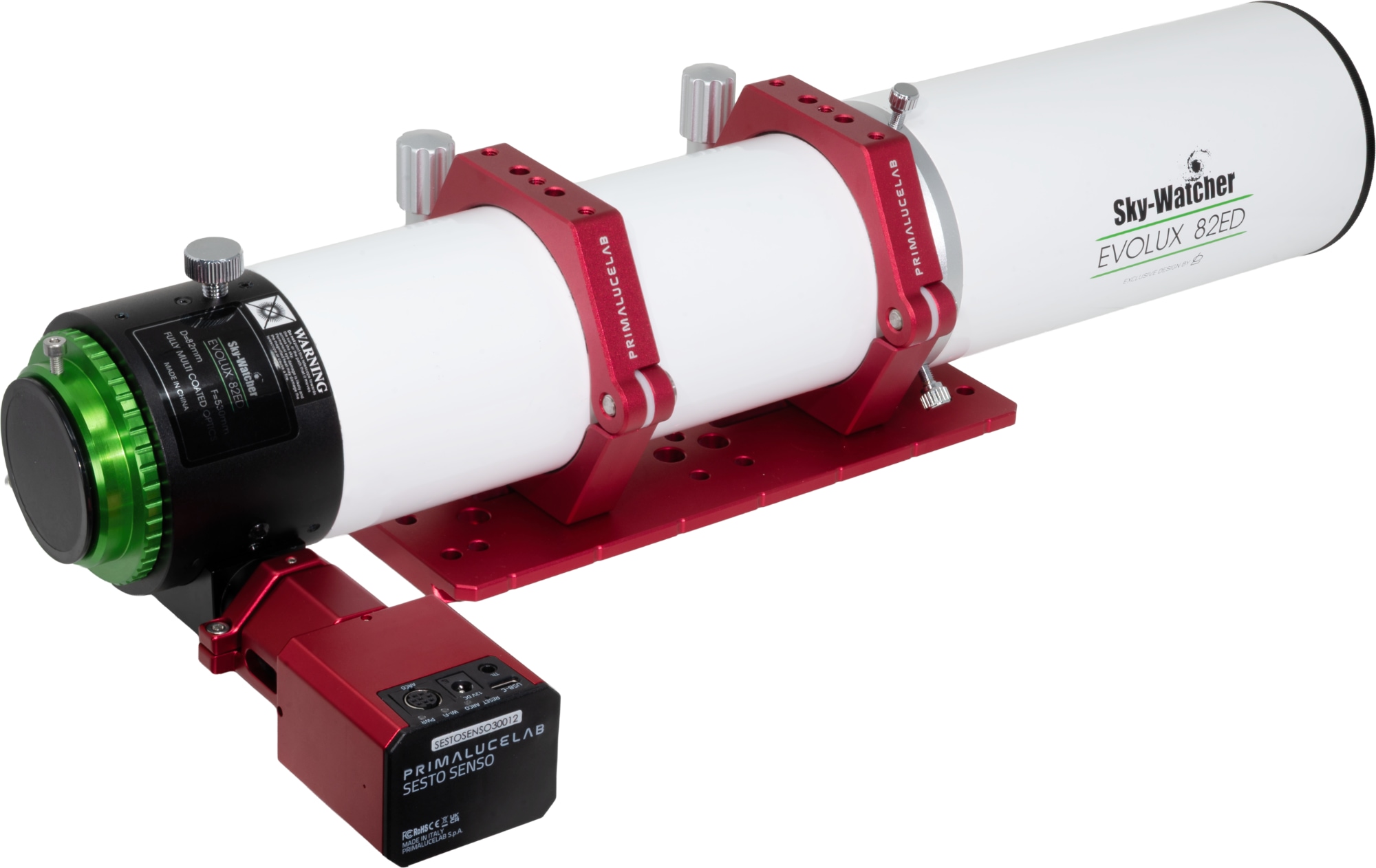 SkyWatcher EVOLUX 82 ED apochromatic refractor with SESTO SENSO