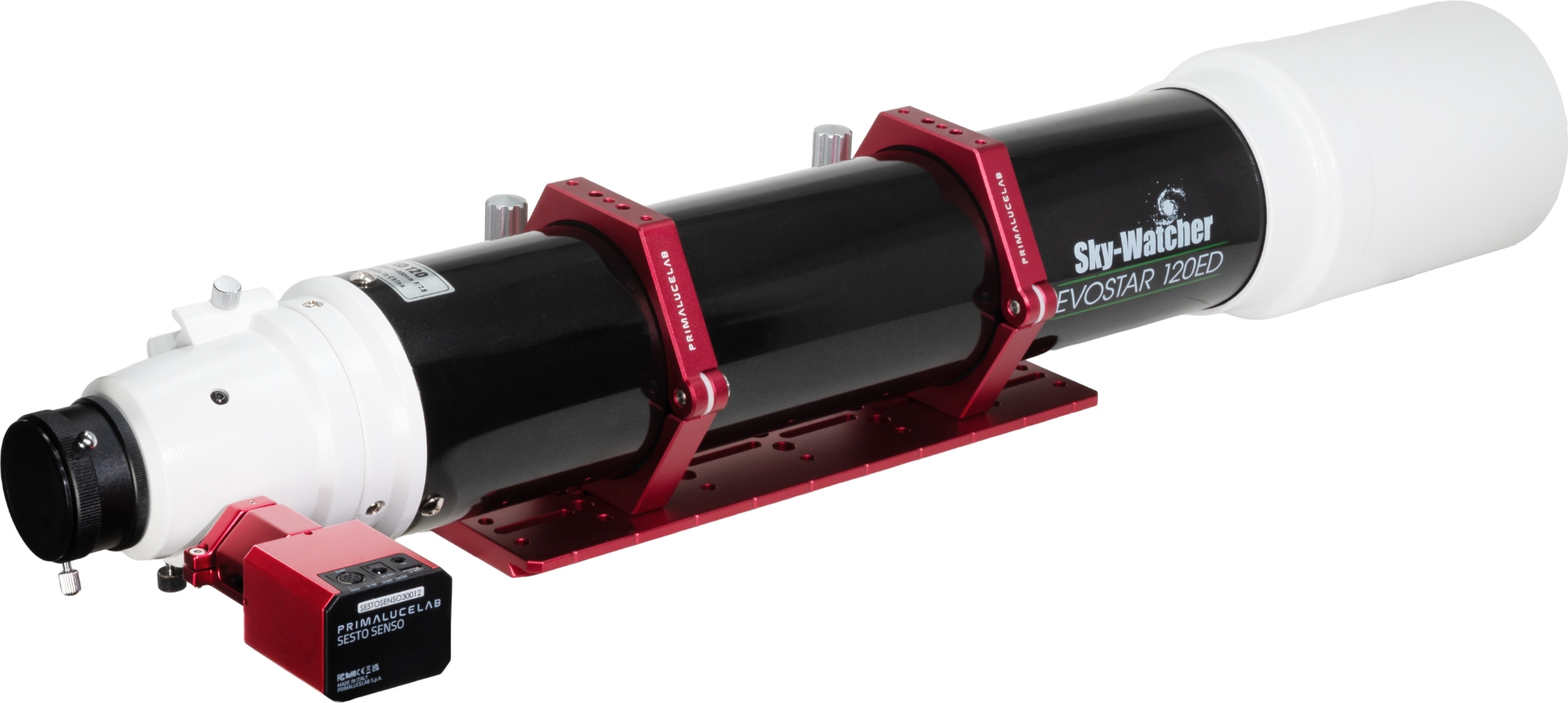 SkyWatcher EVOSTAR 120 ED apochromatic refractor with SESTO SENSO