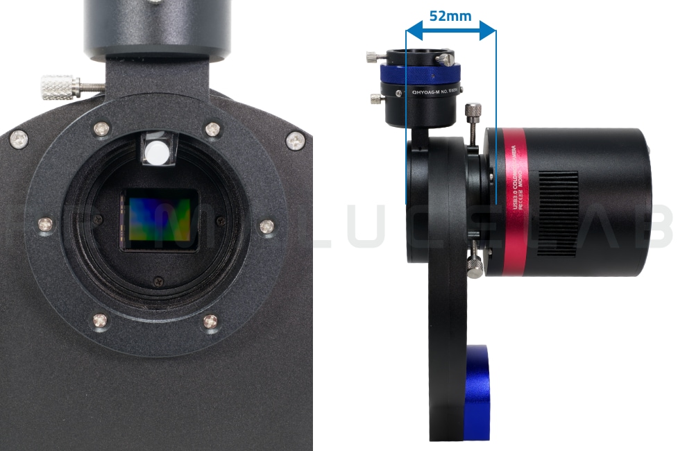QHYCCD camera QHY294M mono con ruota CFW3M e OAG-M