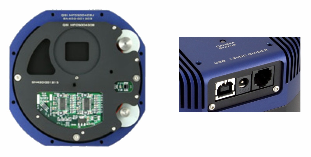 QSI 683wsg8 monochrome camera with integrated off axis guider and 8x31,8mm filter wheel