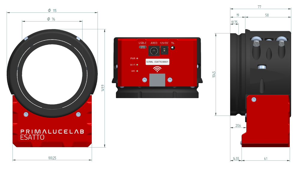 ESATTO 3 robotic focuser