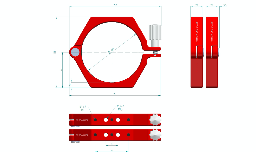 100mm PLUS support rings