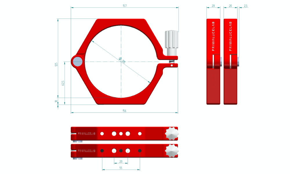 105mm PLUS support rings