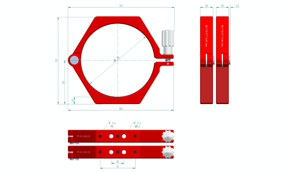 115mm PLUS support rings