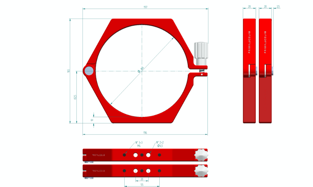 145mm PLUS support rings