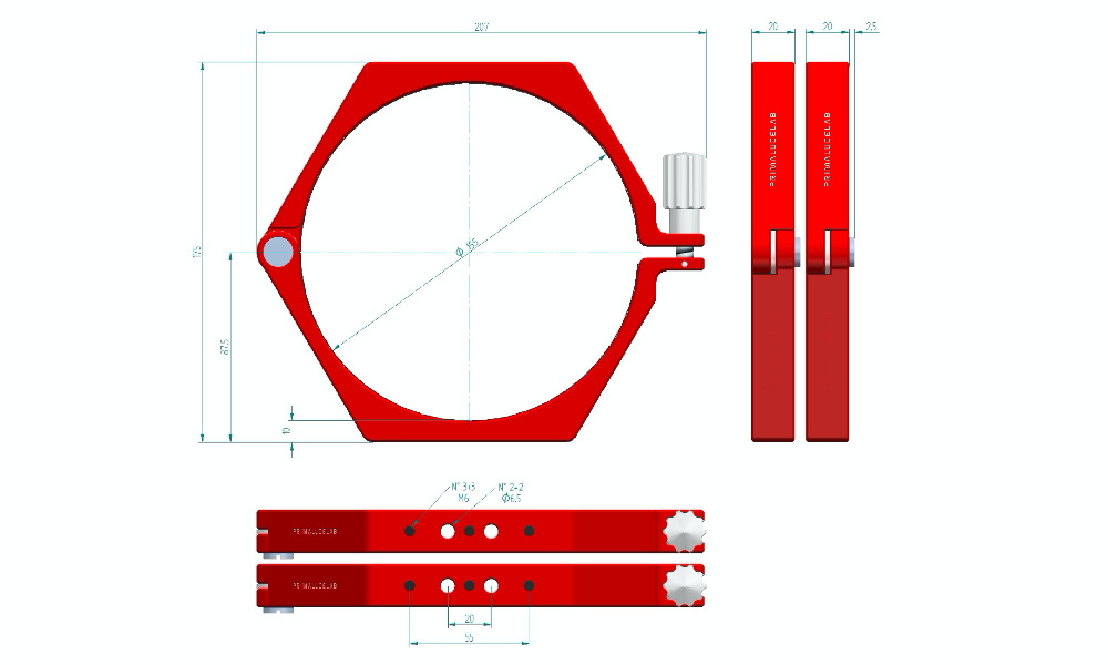 155mm PLUS support rings